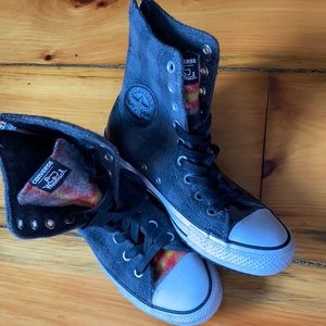 Converse x Woolrich high rise boot/sneaker.